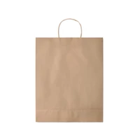 Kép 2/3 - Nagy papír ajándéktasak, 90 g., bézs