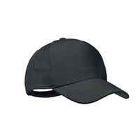 Kép 1/3 - Kenderszövet baseball sapka, fekete