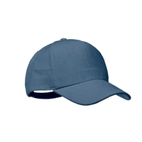 Kép 1/4 - Kenderszövet baseball sapka, kék