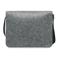 Kép 2/7 - RPET filc laptop táska, szürke