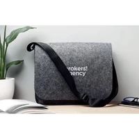 Kép 5/7 - RPET filc laptop táska, szürke