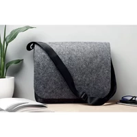 Kép 6/7 - RPET filc laptop táska, szürke