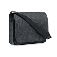 Kép 4/5 - RPET filc laptop táska, sötétszürke