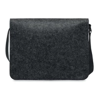 Kép 1/5 - RPET filc laptop táska, sötétszürke