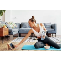 Kép 6/10 - Yogi set Jóga matrac és kötél, táskában, fekete