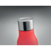 Kép 4/4 - RPET palack, 600 ml, áttetsző piros