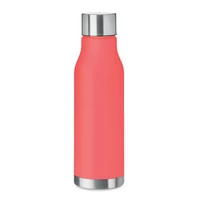 Kép 1/4 - RPET palack, 600 ml, áttetsző piros