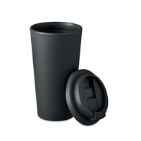Kép 3/6 - Duplafalú pohár 475 ml, fekete