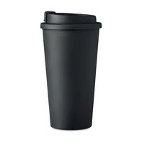 Kép 5/6 - Duplafalú pohár 475 ml, fekete