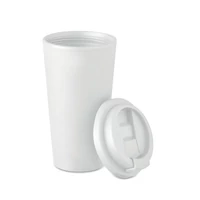 Kép 4/6 - Duplafalú pohár 475 ml, fehér