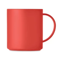 Kép 4/4 - PP bögre 300 ml, piros