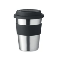Kép 4/6 - Rozsdamentes acél pohár 350ml, fekete