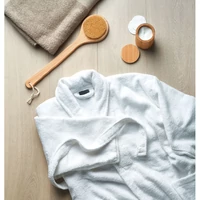 Kép 4/6 - Onzai large Org. pamut fürdőköntös XL/XXL, fehér
