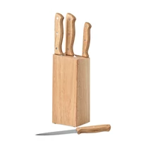 Kép 1/7 - 5 darabos késkészlet tartóban