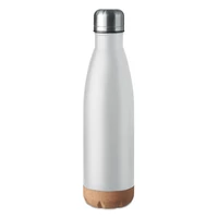 Kép 1/6 - Duplafalú palack 500 ml, fehér
