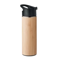 Kép 1/6 - Duplaf. bambusz termosz 450 ml