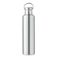 Kép 2/6 - Duplafalú termosz 1 l, ezüst