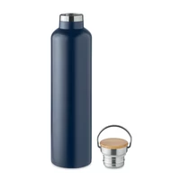 Kép 1/5 - Duplafalú termosz 1 l, tengerészkék