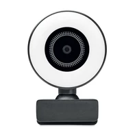 Kép 2/6 - Lagani 1080P HD webkamera + fénygyűrű, fekete