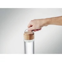 Kép 1/5 - Palack bambuszfedéllel, 500 ml