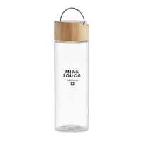 Kép 2/5 - Palack bambuszfedéllel, 500 ml