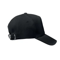 Kép 3/5 - Biopamut baseball sapka, fekete