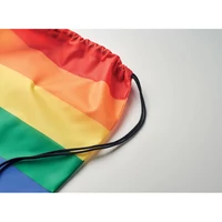 Kép 5/5 - Szivárvány RPET zsinóros táska