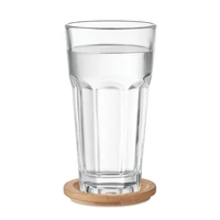 Kép 3/8 - Pohár bambuszfedél-/alátéttel