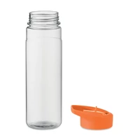 Kép 2/4 - RPET palack PP fedéllel 650 ml, narancssárga