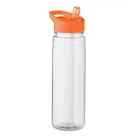 Kép 1/4 - RPET palack PP fedéllel 650 ml, narancssárga