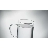 Kép 3/6 - 400 ml üvegbögre parafa aljjal