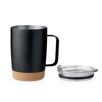 Kép 2/5 - Duplafalú 300 ml-es pohár, fekete