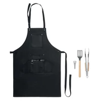 Kép 2/5 - Kötény grillező szettel