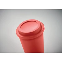 Kép 5/5 - Duplafalú PP pohár 300 ml, piros