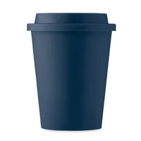 Kép 4/6 - Duplafalú PP pohár 300 ml, tengerészkék