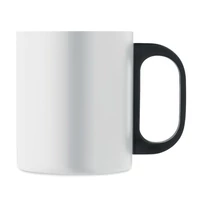 Kép 3/4 - Duplafalú bögre 300 ml, fehér