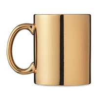 Kép 6/6 - Kerámia bögre metál 300 ml, arany