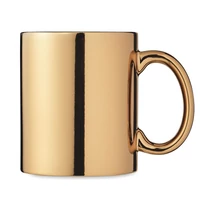 Kép 1/6 - Kerámia bögre metál 300 ml, arany