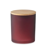 Kép 2/5 - Növényi viaszgyertya 200 g, burgundi vörös