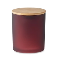 Kép 2/7 - Növényi viaszgyertya 280 g, burgundi vörös
