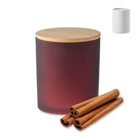 Kép 1/7 - Növényi viaszgyertya 280 g, burgundi vörös