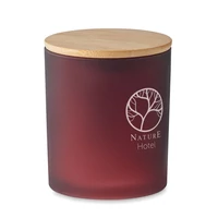 Kép 6/7 - Növényi viaszgyertya 280 g, burgundi vörös