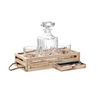 Kép 4/8 - Bigwhisk Luxus whisky készlet, fa