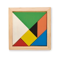 Kép 2/5 - Tangram kirakó játék fából