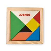 Kép 5/5 - Tangram kirakó játék fából