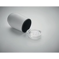 Kép 3/4 - Duplafalú úti pohár 350 ml, fehér