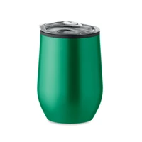 Kép 2/3 - Duplafalú úti pohár 350 ml, zöld