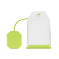 Kép 2/3 - Teatojás szilikonból, lime