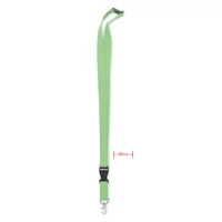 Kép 3/3 - 20 mm nyakpánt fém klipsszel, lime