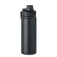 Kép 1/3 - Duplafalú palack 500 ml, fekete